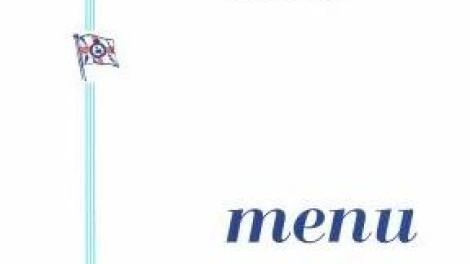 Menu from Stateships MV Pilbara
